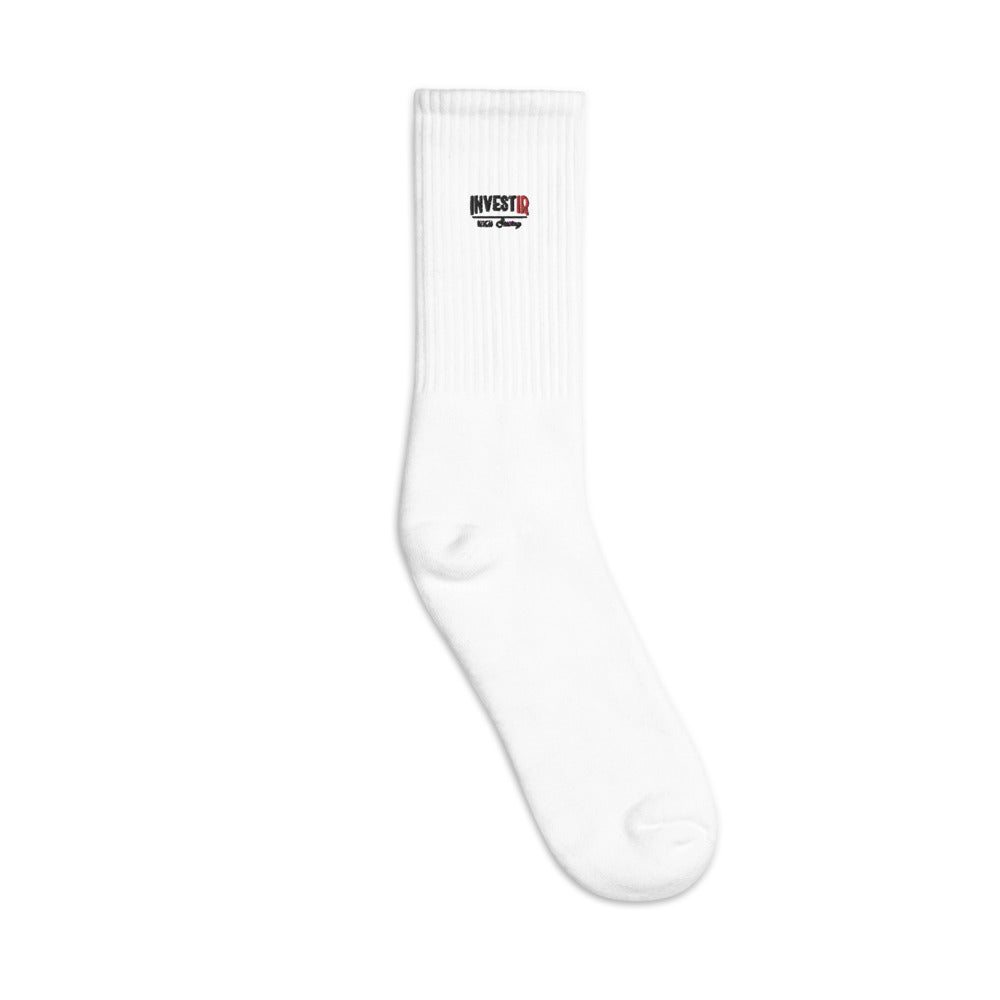 High- Sewing Embroidered socks